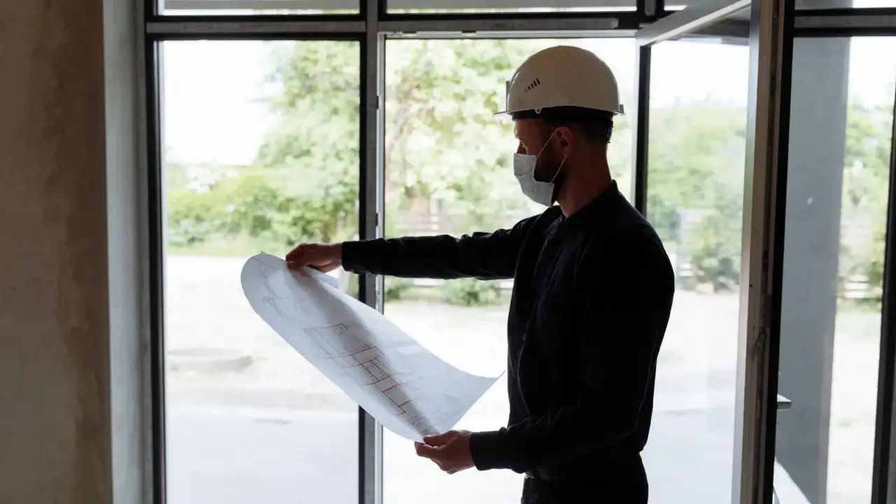 Architectural Plan Construction Site Project Management