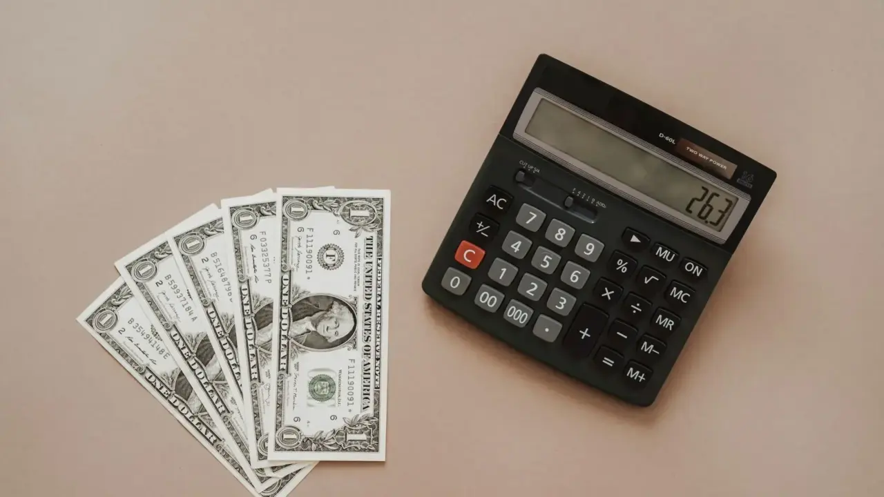 Calculator Money Construction Materials