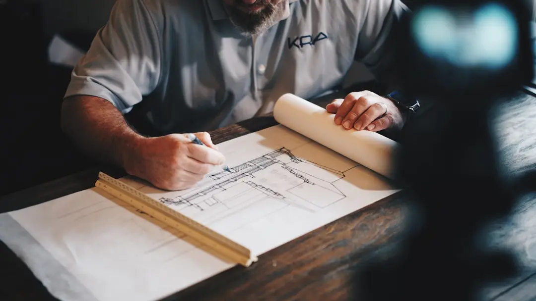 Business Planning Construction Blueprint Client Meeting