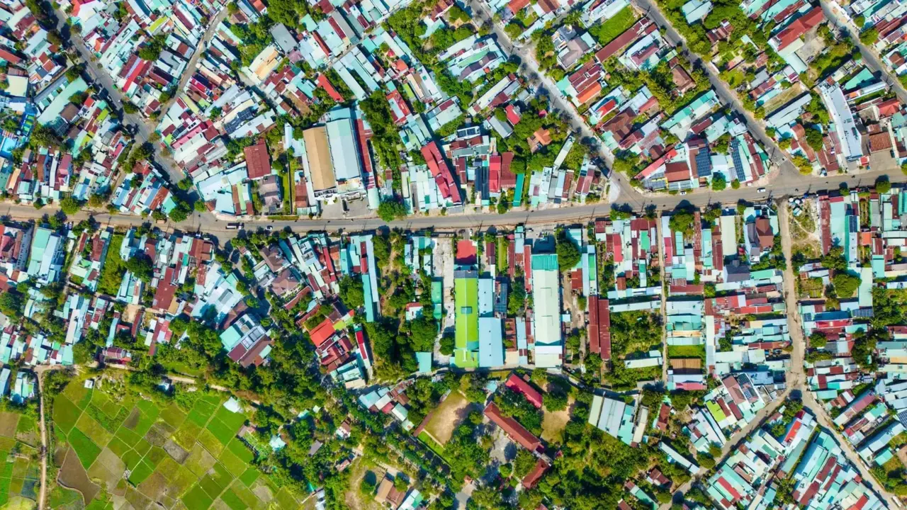 City Map Residential Buildings