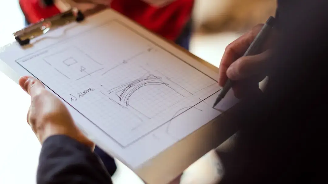 Construction Plan Client Meeting House Blueprint
