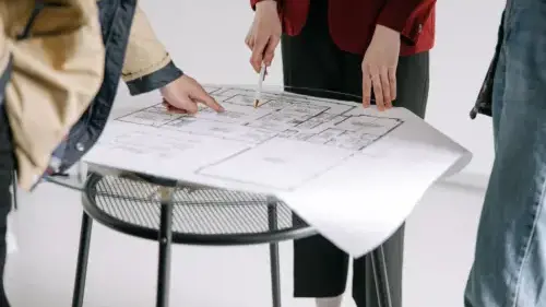Construction Planning Architectural Drawing Client Meeting