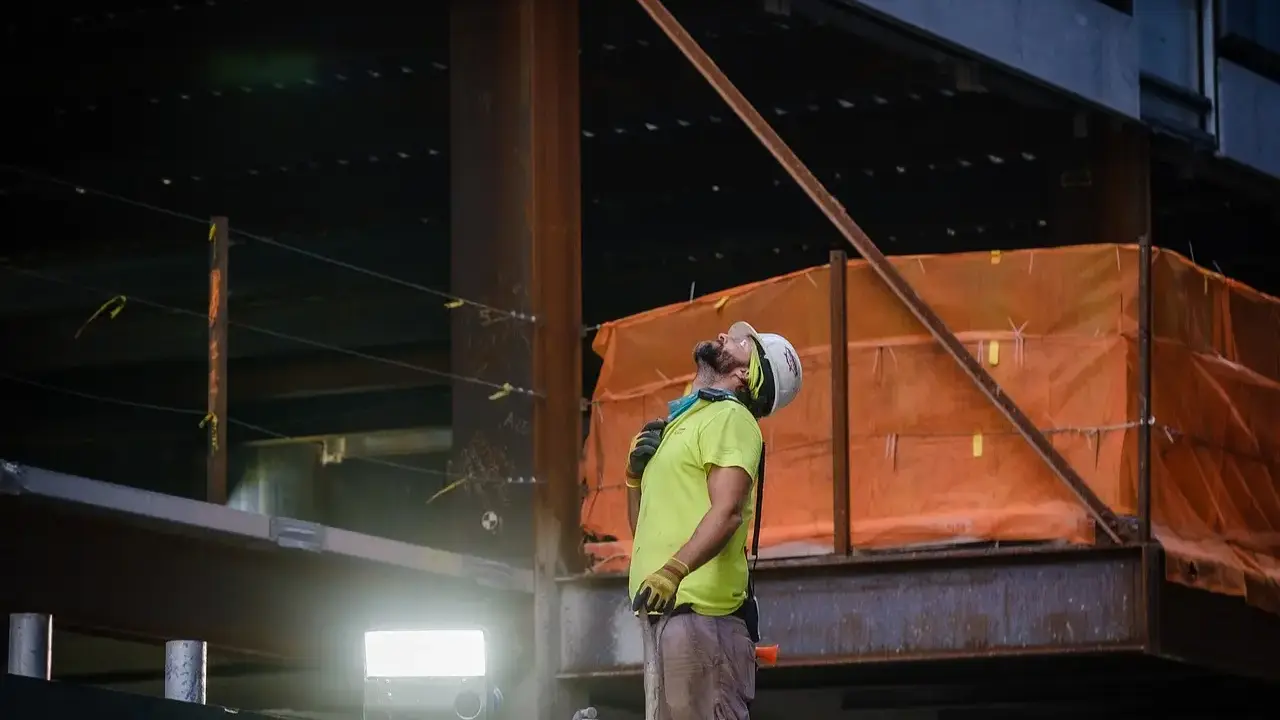 Construction Worker Handshake Agreement