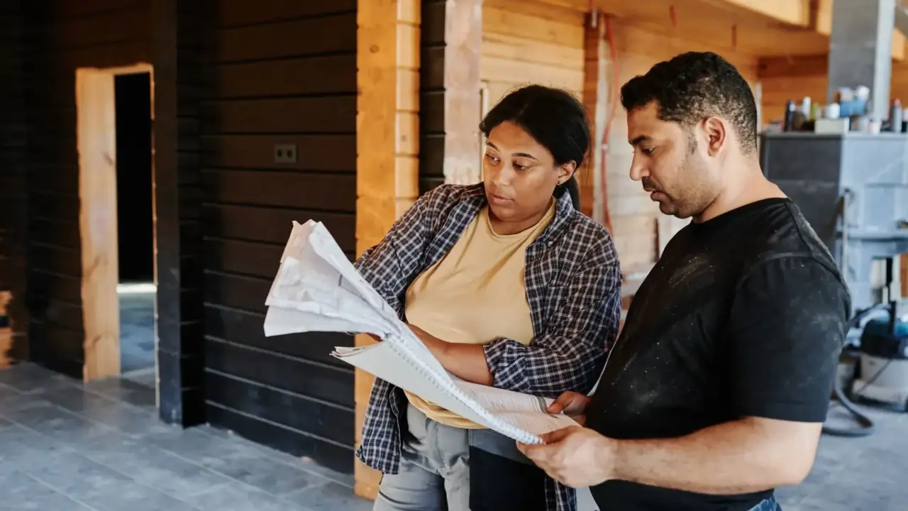 House Renovation Construction Permit Blueprint