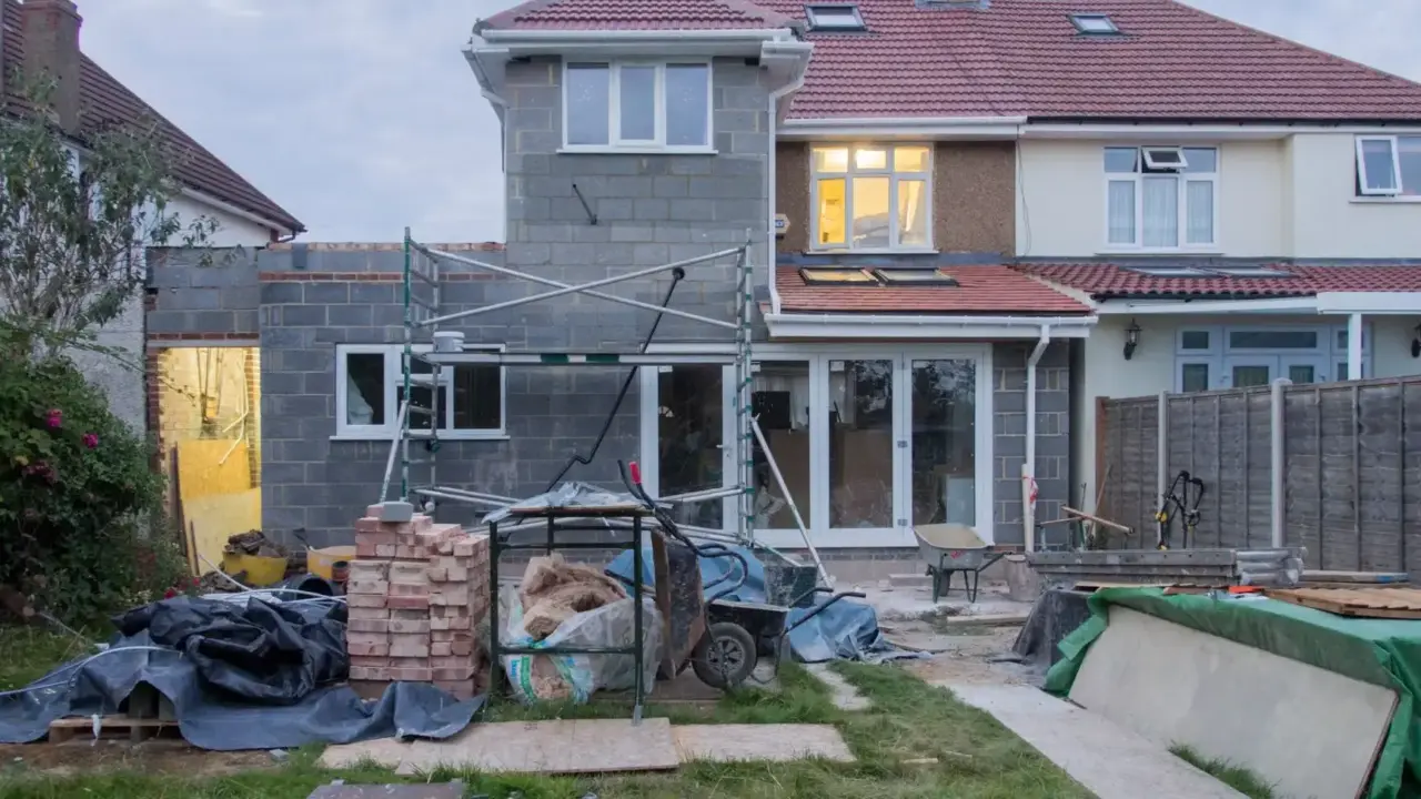 House Renovation Construction Site