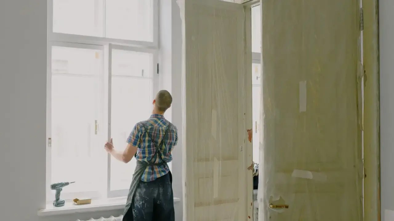 House Renovation Construction Worker