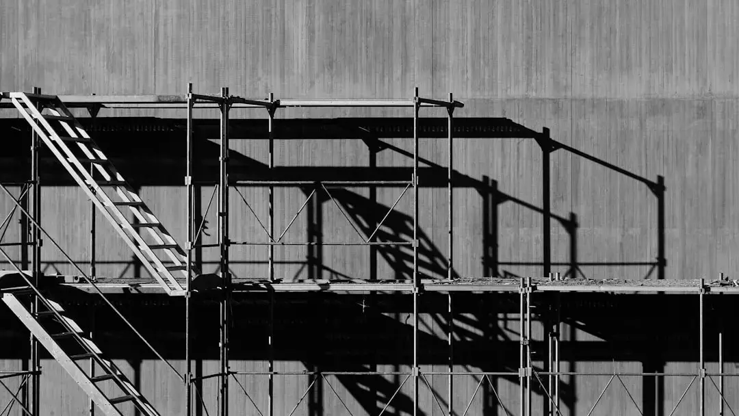 Measuring Tools Scaffolding Construction Site