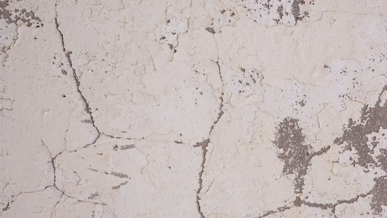 Old Wall Cracks Damaged Structure